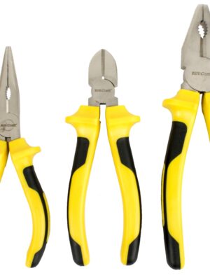 PLIER 3PC KIT COMB SIDE LONG NOSE PLIER SET