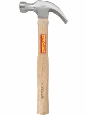 HAMMER CLAW 570G (20OZ) WOODEN HANDLE 280MM & FULL POL HEAD