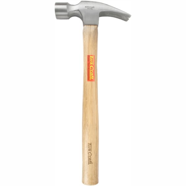 HAMMER CLAW 700G (24OZ) WOODEN HANDLE 280MM & FULL POL HEAD