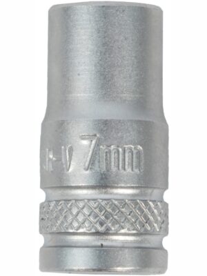 SOCKET 7MM 1/4' DRIVE CRV 12 POINT