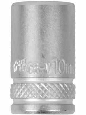 SOCKET 10MM 1/4' DRIVE CRV 12 POINT