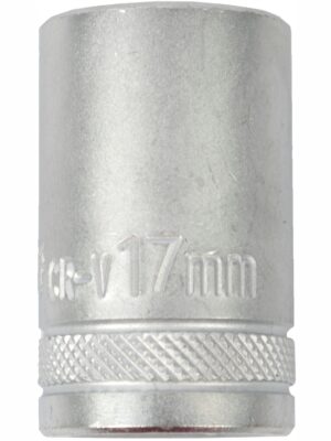 SOCKET 17MM X 23.8MM 1/2' DRIVE CRV 12 POINT