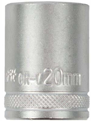 SOCKET 20MM X 27.8MM 1/2' DRIVE CRV 12 POINT