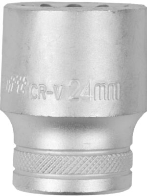 SOCKET 24MM X 31.8MM 1/2' DRIVE CRV 12 POINT