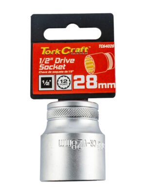 SOCKET 28MM X 41.8MM 1/2' DRIVE CRV 12 POINT