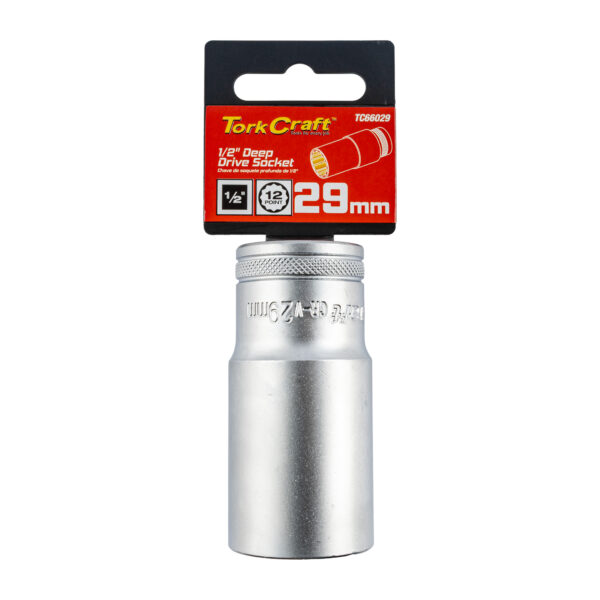 TC66029.jpg SOCKET 29MM 1/2' DR DEEP SOCKET CRV 12 POINT