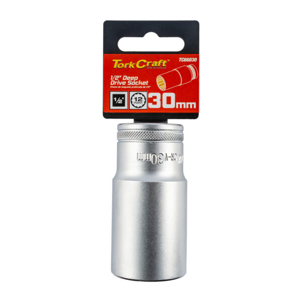 TC66030.jpg SOCKET 30MM 1/2' DR DEEP SOCKET CRV 12 POINT
