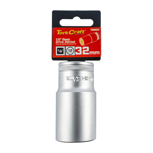 TC66032.jpg SOCKET 32MM 1/2' DR DEEP SOCKET CRV 12 POINT
