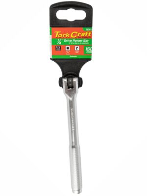 POWER BAR 1/4'M DRIVE 150MM SWIVEL HEAD STEEL HANDLE SOCKET