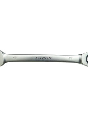 COMBINATION RATCHET WRENCH 17MM FIXED HEAD SPANNER
