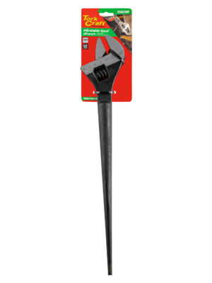 ADJUSTABLE SPUD WRENCH 300MM X 0-33MM TAPER HANDLE PODGER