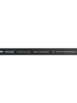 HACKSAW BLADE FLEXIBLE DOUBLE EDGE 300MM X 25MM CARBON STEEL TCHS001
