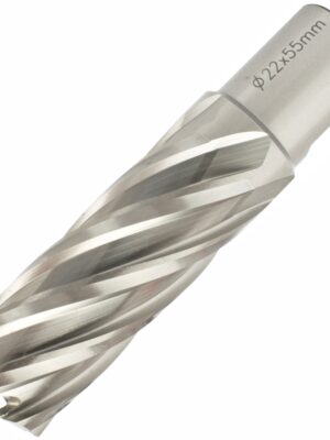 TCAC022-2.jpg ANNULAR HOLE CUTTER HSS 22 X 55MM WELD SHANK 19.05MM