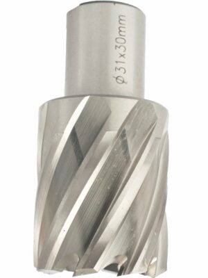 TCAC031-1.jpg ANNULAR HOLE CUTTER HSS 31 X 30MM WELD SHANK 19.05MM