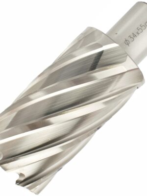 TCAC034-2.jpg ANNULAR HOLE CUTTER HSS 34 X 55MM WELD SHANK 19.05MM