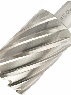 TCAC042-2.jpg ANNULAR HOLE CUTTER HSS 42 X 55MM WELD SHANK 19.05MM