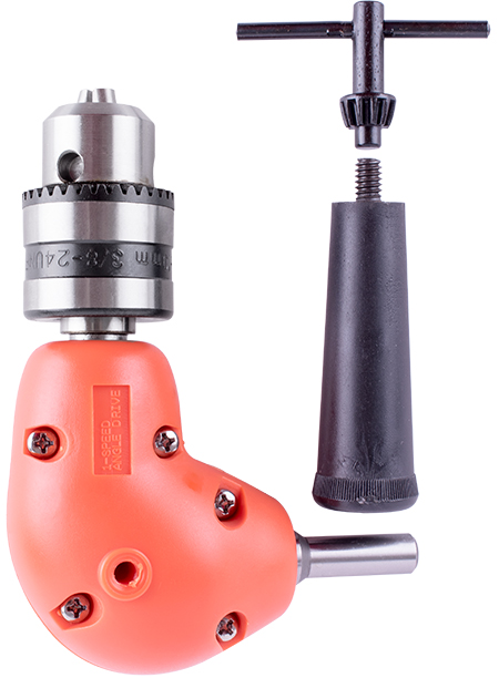 TCAD01.jpg ANGLE DRIVE 3/8 X 24 W/10MM CHUCK 90 DEGREE