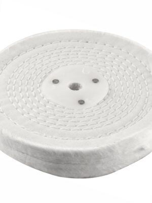 TCBF150-2W.jpg WHITE BUFF/MOP 150MM X 2 SECTION 20MM THICK