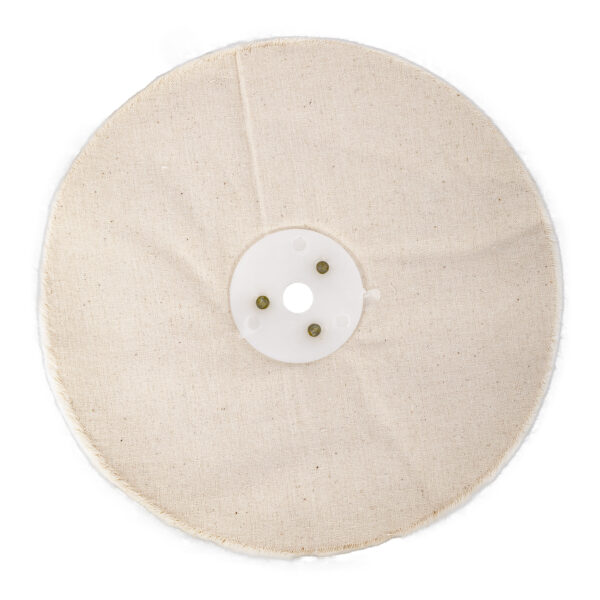 TCBF200-50W.jpg WHITE BUFF/MOP UNSTITCHED 200 X 50 PLY X 1/2' HOLE