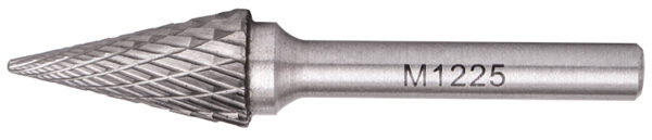 TCBU30612.jpg ROTARY BURR TUNGSTEN 12X25X6MM CONICAL STRAIGHT