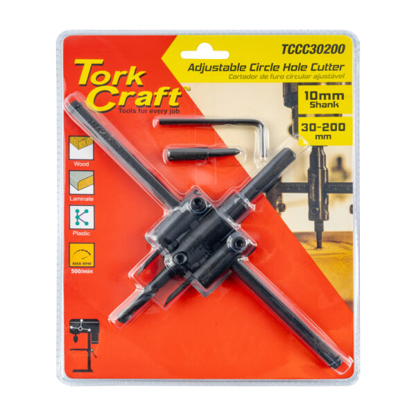 TCCC30200.jpg CIRCLE HOLE CUTTER ADJUSTABLE 30-200MM