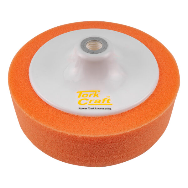 TCCS15014.jpg COMPOUNDING SPONGE 150MM X M14 STANDARD ORANGE