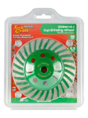 DIA. CUP WHEEL 115MM X M14 TURBO COLD PRESSED CONTRACTOR