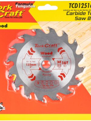 BLADE TCT 125 X 16T 16/13 GENERAL PURPOSE WOOD