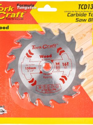 BLADE TCT 130 X 16T 16/13 GENERAL PURPOSE RIP WOOD