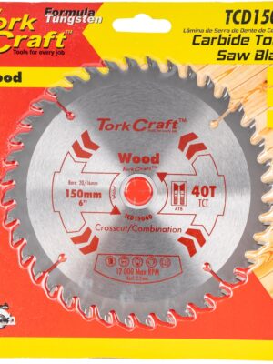 BLADE TCT 150 X 40T 20/16 GENERAL PURPOSE COMBINATION WOOD