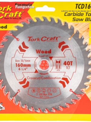BLADE TCT 160 X 40T 20/16 GENERAL PURPOSE COMBINATION