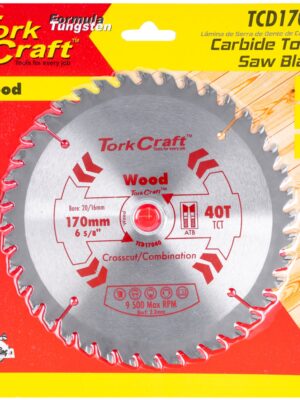 BLADE TCT 170 X 40T 20-16MM GENERAL PURPOSE COMBINATION