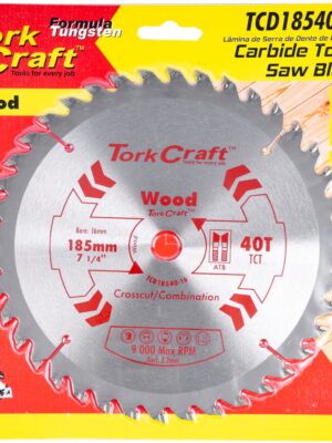 BLADE TCT 185 X 40T 16MM GENERAL PURPOSE COMBINATION