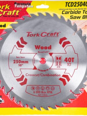 BLADE TCT 250 X 40T 16MM GENERAL PURPOSE COMBINATION