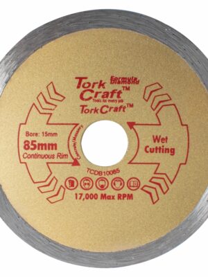 TCDB10085.jpg DIAMOND BLADE 85MM X 15MM CONT. RIM PROFESIONAL
