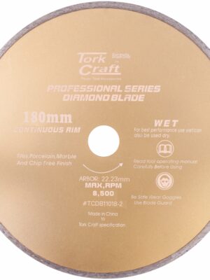 TCDB11018-2.jpg DIAMOND BLADE 180MM X 22.23 CONTINUES RIM