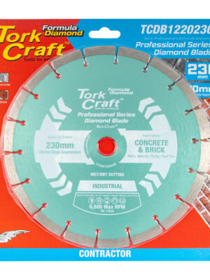 DIAMOND BLADE 230MM SEGMENTED HOT PRESSED
