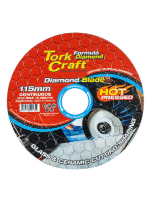 TCDB1240115.jpg DIAMOND BLADE 115MM HONEYCOMB GLASS & TILE HOT PRESSED INDUSTRIAL