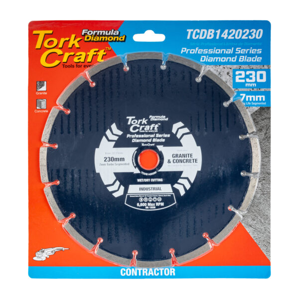 TCDB1420230.jpg DIAMOND BLADE 230MM SEGMENTED LASER INDUSTRIAL