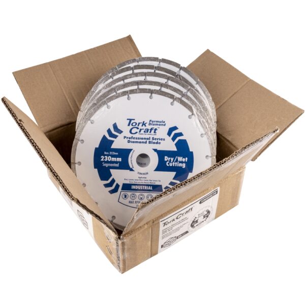 TCDB20230-25B.jpg DIAMOND BLADE 230MM SEGMENTED PROFESIONAL 25PC BULK