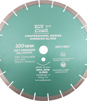 DIAMOND BLADE 300 x 25.4MM OLD CONCRETE HOT PRESSED SEGMENTED