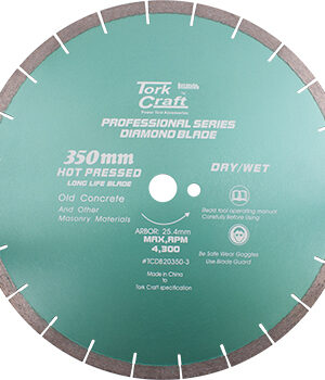 DIA. BLADE 350x25.4MM OLD CONCRETE HOT PRESSED