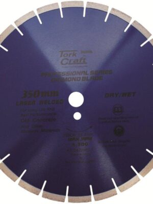 DIAMOND BLADE 350x25.4MM CONCRETE LASER WELDED SEGMENTED