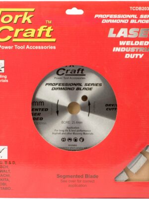 DIAMOND BLADE 350x25.4MM ASPHALT LASER WELDED SEGMENTED TAR