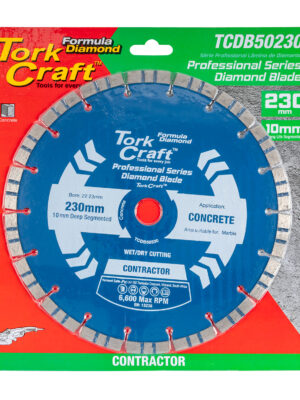 DIAMOND BLADE TURBO-SEGMENTED 230X22.23MM