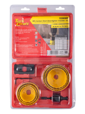 DOWNLIGHTER INSTALLERS KIT 9PCE IN CASE