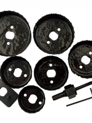 DOWNLIGHTER HOLESAW SET 6PCE 51 60 64 72 75 86