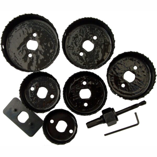 TCDK6.jpg DOWNLIGHTER HOLESAW SET 6PCE 51 60 64 72 75 86