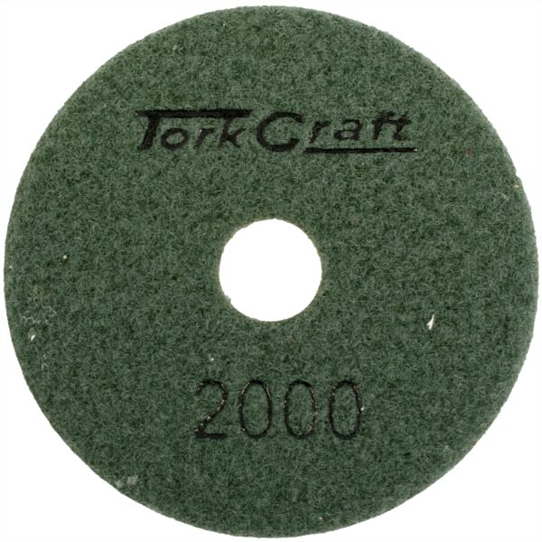 100MM DIAMOND POLISHING PAD 2000 GRIT DRY USE
