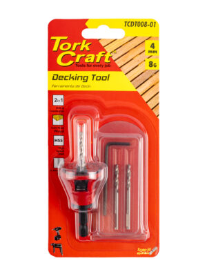 TCDT008-01.jpg DECKING TOOL 8G STD HEAD PRE-DRILL & COUNTERSINK
